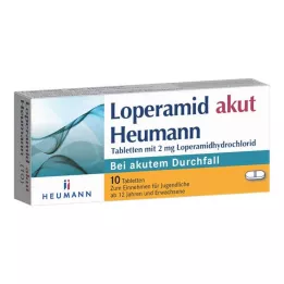 LOPERAMID akut Heumann tablety, 10 ks
