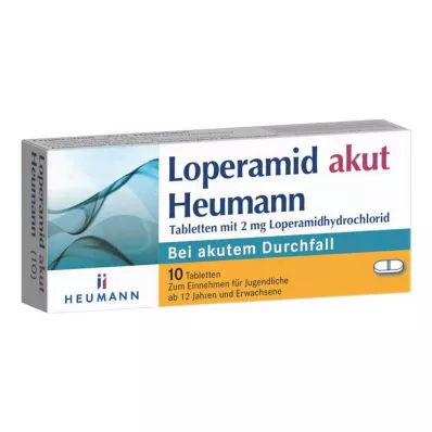 LOPERAMID akut Heumann tablety, 10 ks