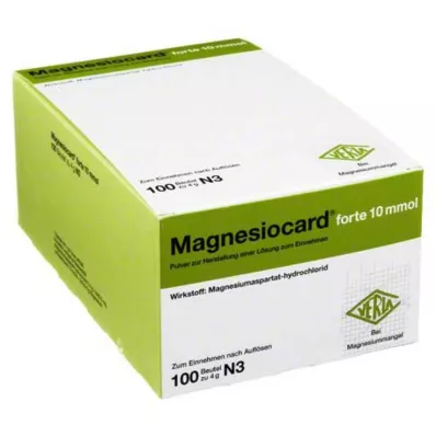 MAGNESIOCARD forte 10 mmol Plv.z.Her.e.Ls.z.Einn., 100 ks MAGNESIOCARD forte 10 mmol Plv.z.Her.e.Ls.z.Einn., 100 ks