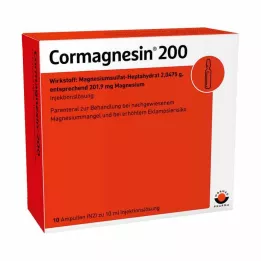 CORMAGNESIN 200 ampulí, 10X10 ml