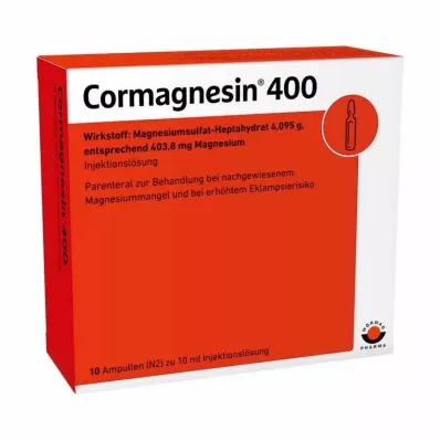 CORMAGNESIN 400 ampulí, 10X10 ml