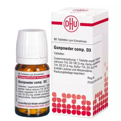 GUNPOWDER comp.D 3 tablety, 80 ks