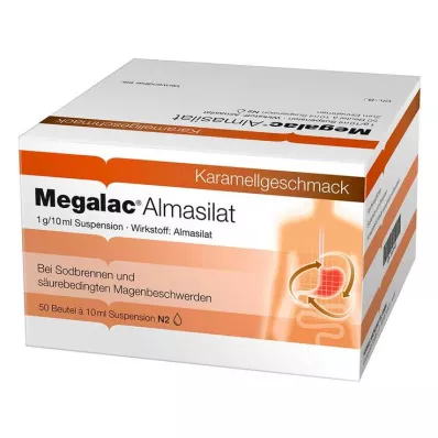 MEGALAC Almasilátová suspenze, 50X10 ml MEGALAC Almasilátová suspenze, 50X10 ml