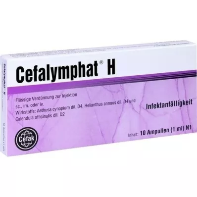 CEFALYMPHAT H Ampule, 10X1 ml