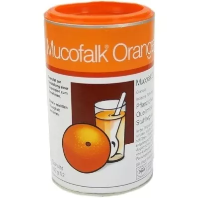 MUCOFALK Pomerančový granulát pro výrobu suspenze k použití, 150 g