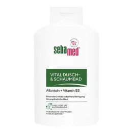 SEBAMED Vital sprcha + pěna do koupele, 400 ml