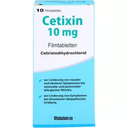 CETIXIN 10 mg potahované tablety, 10 kusů