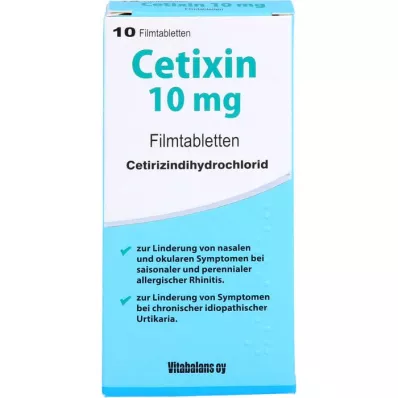 CETIXIN 10 mg potahované tablety, 10 kusů