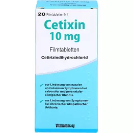 CETIXIN 10 mg potahované tablety, 20 ks