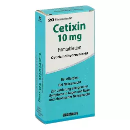 CETIXIN 10 mg potahované tablety, 20 ks