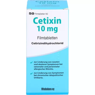 CETIXIN 10 mg potahované tablety, 50 ks