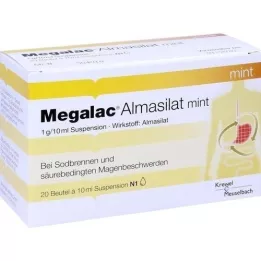 MEGALAC Almasilátová mátová suspenze, 20X10 ml