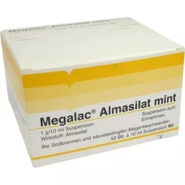 MEGALAC Almasilátová mátová suspenze, 50X10 ml