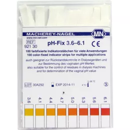 PH-FIX Indikační proužky pH 3,6-6,1, 100 ks