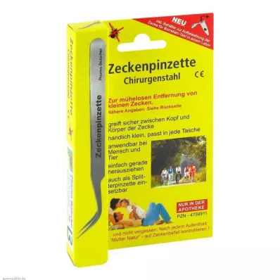 ZECKENPINZETTE Chirurgická ocel, 1 ks
