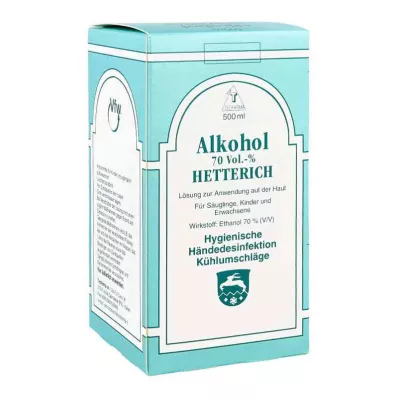 Alkohol 70% v/v Hetterich (500 ml)