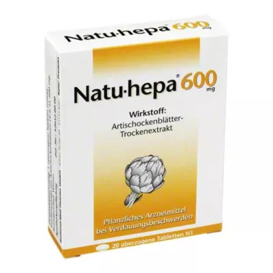 Natu Hepa 600 mg potahované tablety, 20 ks