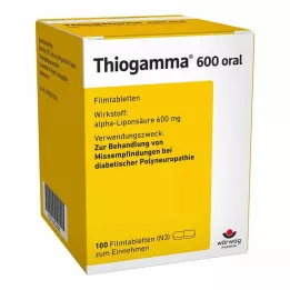 THIOGAMMA 600 potahovaných tablet, 100 ks