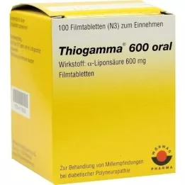 THIOGAMMA 600 potahovaných tablet, 100 ks