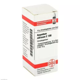 ARGENTUM NITRICUM C 100 globulí, 10 g