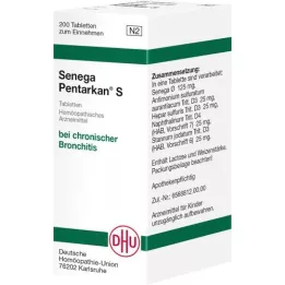 SENEGA PENTARKAN Tablety S, 200 ks