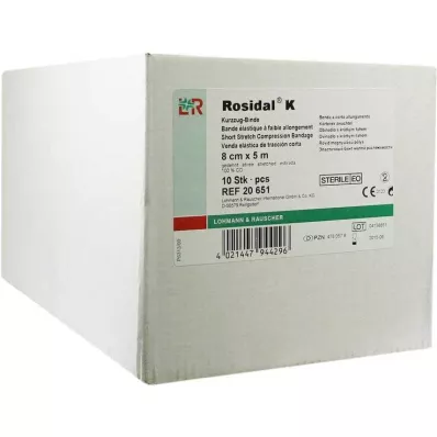 Obvaz Rosidal K 8cmx5m steri, 10 ks