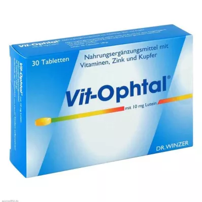 VIT OPHTAL s 10 mg luteinu v tabletách, 30 ks