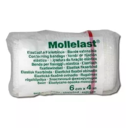 MOLLELAST Obvaz 6 cmx4 m bílý, 1 ks