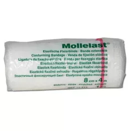 MOLLELAST Obvazy 8 cmx4 m bílé, 1 ks