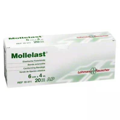 Mollelast 6cmx4m bílá, 20 ks