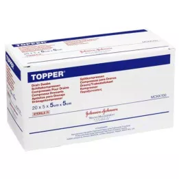 TOPPER Slit Compr.5x5 cm sterilní, 20X5 ks