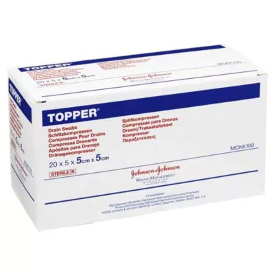 TOPPER Slit Compr.5x5 cm sterilní, 20X5 ks