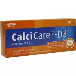 CALCICARE D3 žvýkací tablety, 50 ks