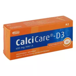 CALCICARE D3 žvýkací tablety, 50 ks