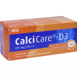 CALCICARE D3 žvýkací tablety, 100 ks