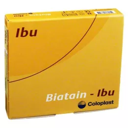 BIATAIN Ibu pěnový obvaz 10x10 cm nepřilnavý, 5 ks