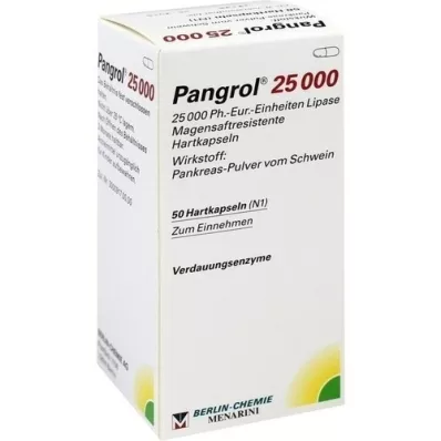 PANGROL 25 000 tvrdých uzávěrů s enterickým potahem, 50 ks