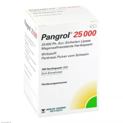 PANGROL 25 000 tvrdých uzávěrů s enterickým potahem, 100 ks