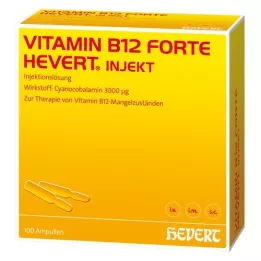 VITAMIN B12 HEVERT forte Inject Ampule, 100X2 ml