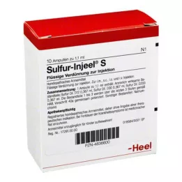 SULFUR INJEEL Ampule S, 10 ks