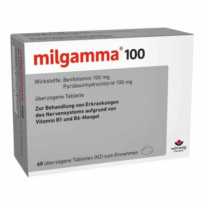 MILGAMMA 100 mg potahované tablety, 60 ks
