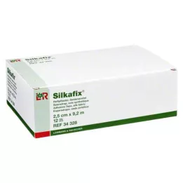 SILKAFIX Lepicí omítka 2,5 cm x 9,2 m kartonové jádro, 12 ks