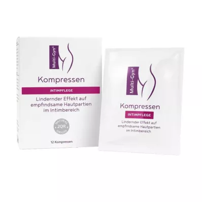 MULTI-GYN Kompresy pro pohodu v anální oblasti, 12 ks