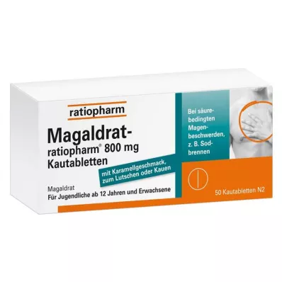 Magaldrat-ratiopharm® 800 mg žvýkací tablety, 50 ks