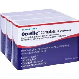 OCUVITE Kompletní 12 mg lutein v kapslích, 180 ks