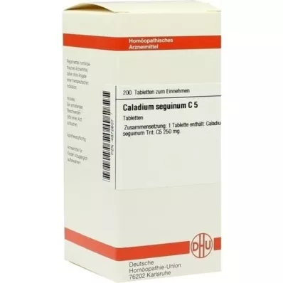 CALADIUM seguinum C 5 tablet, 200 ks