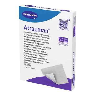 ATRAUMAN Sterilní obklady 5x5 cm, 10 ks
