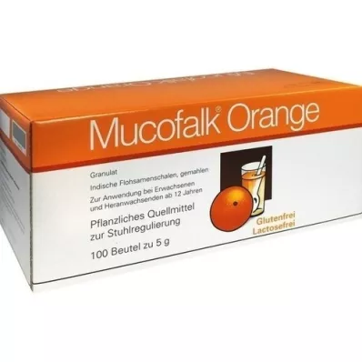 MUCOFALK Pomerančový granulát pro přípravu suspenze pro orální použití, 100 ks