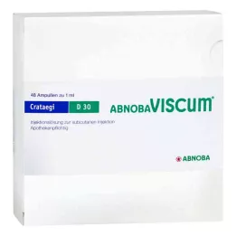 ABNOBAVISCUM Crataegi D 30 ampulí, 48 ks