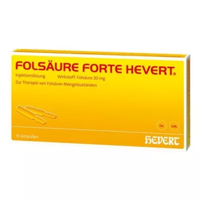 FOLSÄURE HEVERT forte Ampule, 10X2 ml